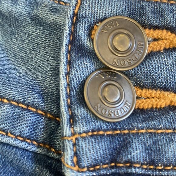 HUDSON cuffed stretch jean shorts - Picture 2 of 8